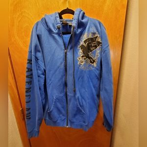 2x GUC Universal Studios Harry Potter Ravenclaw zippered hooded sweatshirt